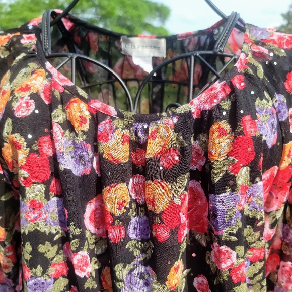 πCD Petites top, colorful print with sequins - Picture 3 of 9